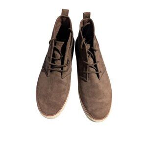 Generic Brown Suede Lace Up Chukka Boots Size 10